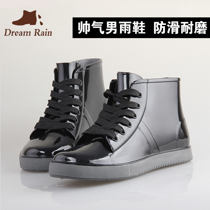 春季新款雨鞋男士韓國短筒雨靴雨鞋男款大碼膠鞋防滑水鞋男套鞋